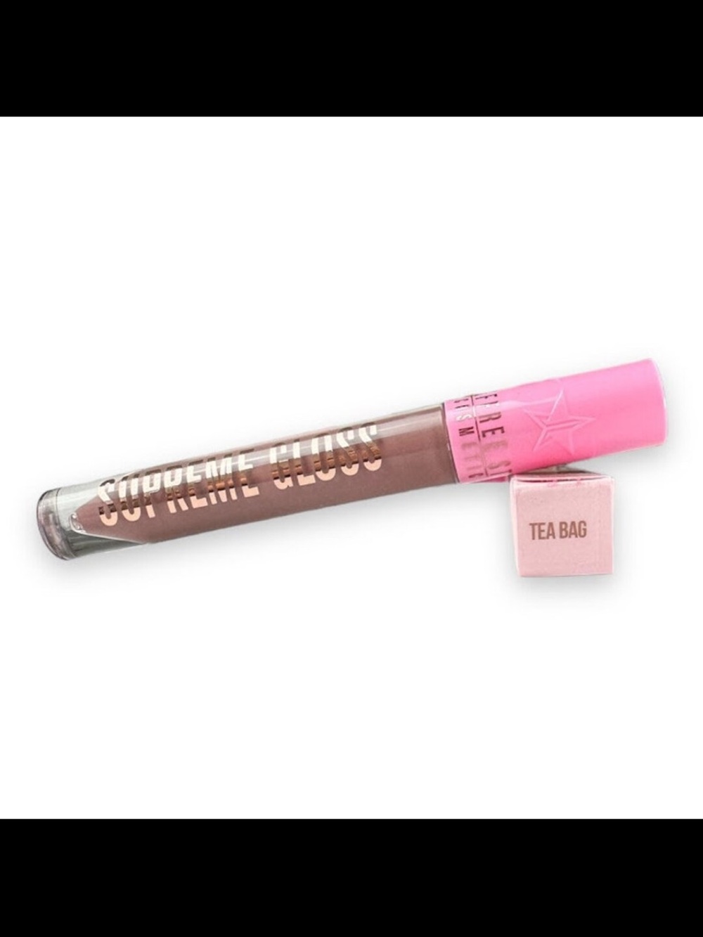 Jeffree Star Supreme Gloss Tea Bag Full Pigment Lip Gloss NEW - Picture 2 of 3